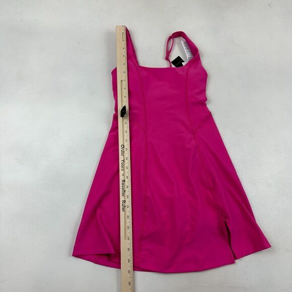 NWT YPB Abercrombie Pink SculptLUX Active Mini Dress Built In Shorts Stretch XXS - Picture 4 of 16
